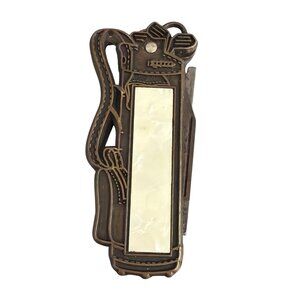 Vintage Colonial Bottle Opener Pocket Knife Golf Bag Mother of Pearl Estate 3.25